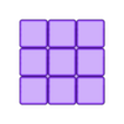 03_Square.stl Montessori Math Beads / Cubes