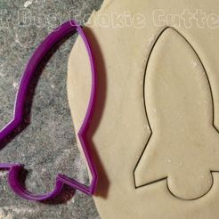 rocket.JPG STL-Datei Rocket Ship Cookie Cutter・3D-Druck-Idee zum Herunterladen