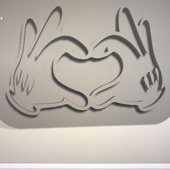 329008460_633357458501944_1797788658548934923_n.jpg Fichier STL gratuit plaque main mickey・Design pour impression 3D à télécharger