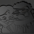 Captura68.PNG Carl and Ellie Up - Cookie Cutter - Disney - Up - Fondant