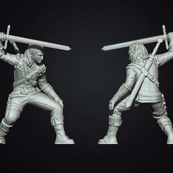 witcher_0001_Layer_1_copy.jpg Free STL file Witcher Geralt of Rivia・3D printing idea to download
