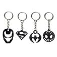 3D_printed_super_heros_formbyte.jpg Free STL file Superhero Keychains・3D print design to download