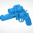 023.jpg Smith & Wesson Model 629 Performance Center from the movie Escape from L.A. 1996 1:10 scale 3d print model