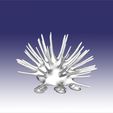 kestane kalın0004.jpg Download OBJ file Sea Urchin • 3D printable object, Dsignrcmc