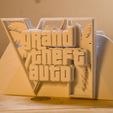 DSC08170.jpg Xbox Controller Stand with GTA 6 Logo - Gamer Base Rockstar Style (STL)