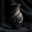 Eclipse-Bloom-Vase.jpg Vaso Eclipse Bloom para uma decoração imprimível em 3D inspirada na natureza