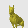 Dob1.png Giant Doberman Sculpture - 80cm Multi-Part Statue (19 Pieces)