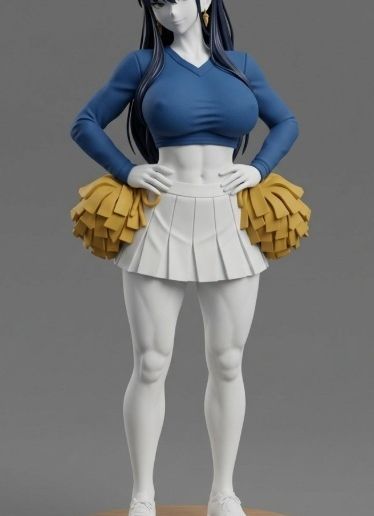 👾 Yor forger con ponpones・Free STL File for 3D printing・Cults