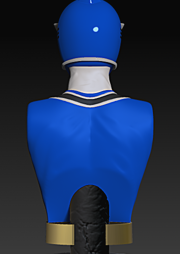 🗡️ Blue Ranger - Samurai Sentai Shinkenger - Bust 3D・ OBJ File for 3D ...