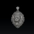 xcvcxv12xc12v12x12rfsdg11rdx.jpg Lion Pendant V2 3D print model