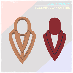 sdfcxe.png STL file polymer clay cutter 5 size /army devianti /CC/COPYRIGHTED LICENSE・3D printing model to download