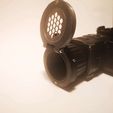oslona-hex-1.jpg Thermal scope lens protector for airsoft -  Hikmicro and AGM (AGM Rattler/ Hikvision thunder)