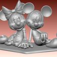 28.jpg Mickey and Minnie mouse for 3d print STL