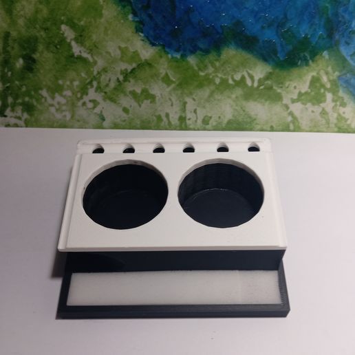 Modular Painting Accessories Organizer - 3D Print Workshop Tool - Workshop3D