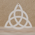 0001.png File : The TRIQUETRA Pendant in STL digital format