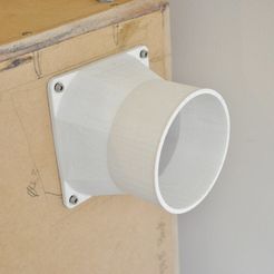 DSC_1157_2_display_large.jpg Free STL file 120mm Fan to 100mm A/C Duct Adaptor・3D printing design to download
