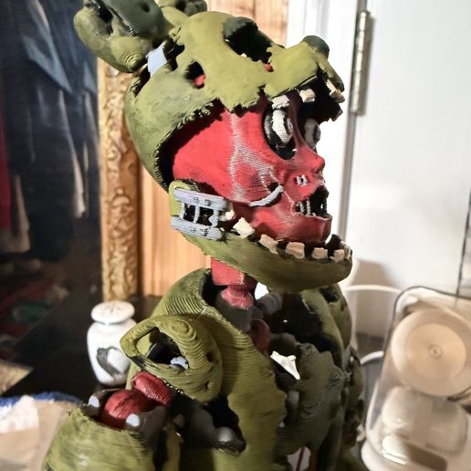 🎨 Springtrap Articulated Action Figure・3D Print・Cults