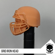 18.png Grid Iron head for 6 inch Action Figures