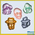 IG-LUPIN-02.jpg Datei OBJ - Satz von 5 COOKIECUTTER Thema Anime "LUPIN 3rd"