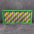 Hazard-Stripe-Side.jpg Shipping Container Terrain for Miniature Wargames with Sci-Fi Logos