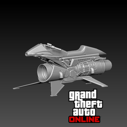 Oppressor Mk2 Gta 5 OBJ File For 3D Printing Cults Diseno Sin Titulo 1 