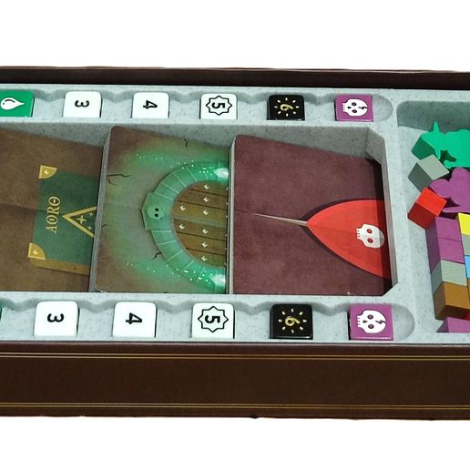 Organizer insert for the Mini rogue game