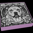 Naamloos.png Caixa de luz Staffordshire Bull Terrier litofano