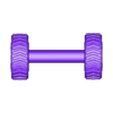 essieu.stl FREE MINIATURE double gatling