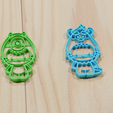 kitis.png Hello Mike and Hello Sulley cookie cutters