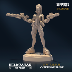01.png STL file Neon Outlaw B Nude・3D printable model to download