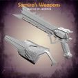 15.jpg Samira Weapon From League of Legends - Fan Art 3D print model