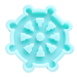 Ship_Wheel_Coaster_Silicone_Resin_Mould.png Ship Wheel Coaster Master Mold for silicone mold making