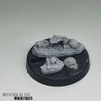 MINIATURES Skeleton base toppers - Supportfree base detailing kit.