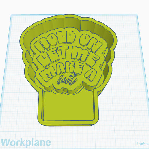 Hold on let me make a list 3D model