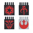 Untitled.001.png Star Wars Milwaukee Packout Replacement Latches - Maul, Mythosaur, Rebel, Empire