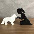 WhatsApp-Image-2023-01-06-at-19.46.42-1.jpeg Girl and her Border Collie (tied hair) for 3D printer or laser cut