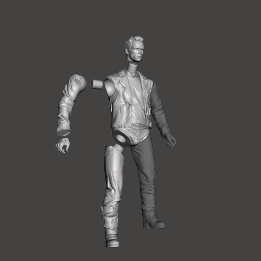 🎨 FAN ART TERMINATOR T-800 POSEABLE・ OBJ File for 3D printing・Cults
