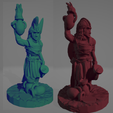 Greek Fire Amazons.png STL file Support-Free Amazon Hoplite Greek Fire Throwers・Design to download and 3D print