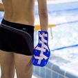 BCN3D_3Dprint_Swimming_Fin_nylon_Pedro_wearing_standing_swimming_pool.jpg 3D printed orthotic swimming fin