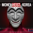 ie IE sua Money Heist Korea Mask - Cosplay Costume Halloween