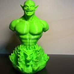 WP_20170930_20_10_45_Pro_LI.jpg Free STL file Goblin bust・Design to download and 3D print