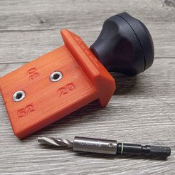 Toppie-5_display_large.jpg Free STL file Hinge drill jig・3D printing template to download