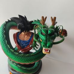 Statue Dragonball Shenron - Fichier d'impression 3D STL Modèle d'impression 3D Modèle d'impression 3D