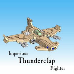 6mm-Thunderclap-Fighter1.jpg 3D file 6mm & 8mm Thunderclap Fighter・3D printer model to download