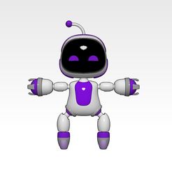 a1.jpg Файл STL Артикулированная игровая комната Astro Playroom PS5・Модель для загрузки и 3D печати