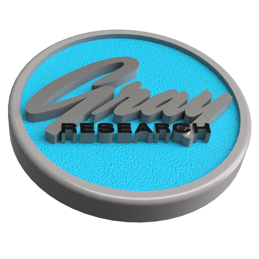 📛 Gray Research 108 Tonearm logo badge・ STL File for ・Cults