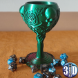 Foto-Con-LOGO.png Skulls and Roses Chalice, print in place, no supports.