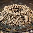 eqwewewqeqeq.jpg Runic Bone Pit - Dice Holder / Prop RPG Terrain