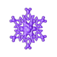 Copo Disney III.stl Christmas Snowflake Mickey Style III