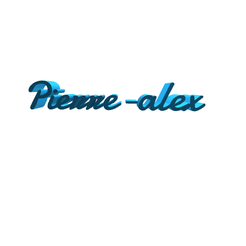 Pierre-alex.png STL-Datei Pierre-alex・3D-druckbare Vorlage zum herunterladen